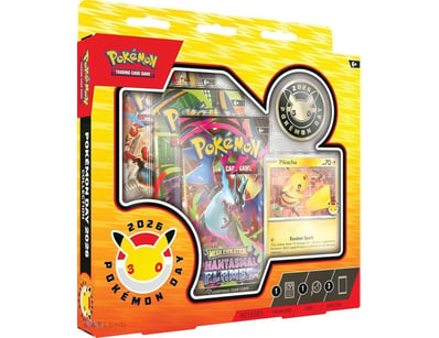 POKEMON TCG: POKEMON DAY 2026 COLLECTION

3 Pokémo...