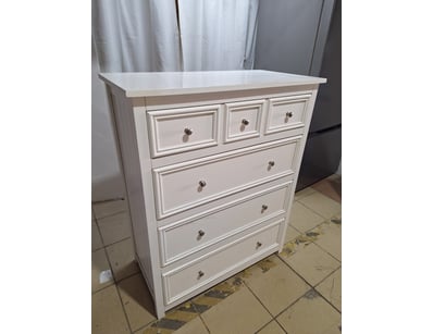 Chest Of Drawers, Timber Style, White Finish 

Dim...