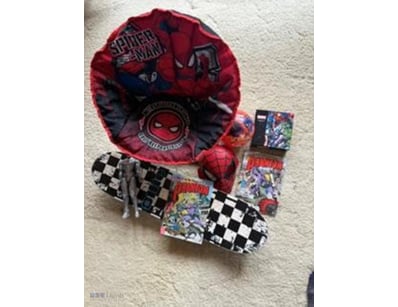Spider-Man Chair, Masks, Phantom Comics, With Larg...