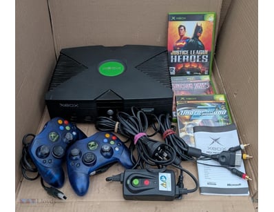 Xbox Original Video Game Console With Power Adapte...