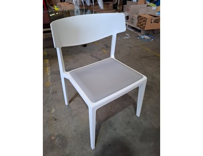 Dining Chairs, Offiscape, Wing Chair, white finish...