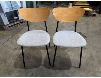 2 x decorative chairs

