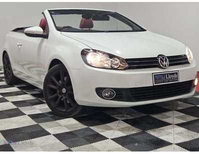 <b>2012 Volkswagen Golf 118TSI Convertible - White...