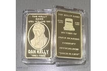 1 X NED KELLY "SUCH IS LIFE" 1 OZ INGOT-GOLD