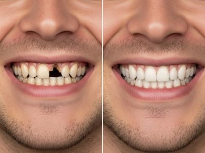 Before Complete Smile Makeover