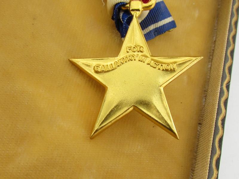 US WWII Silver Star Medal in Case