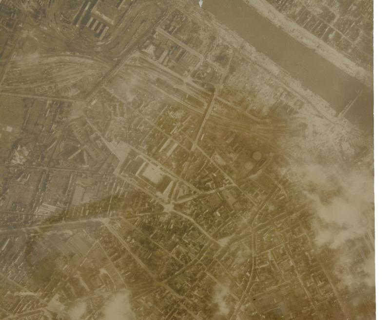 US WW2 Aerial Recon Picture Rouen Normandy Operation Paddle