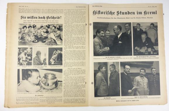 German Newspaper Frankfurter Illustrierte 7 October 1939