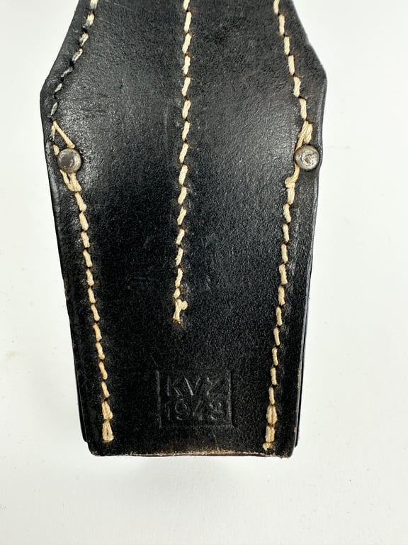 Wehrmacht K98 Leather Bayonet Frog By ‘KVZ’ 1943