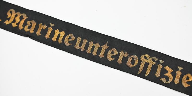 German KM Cap-Tally '2.Marineunteroffizierlehrabteilung 2''