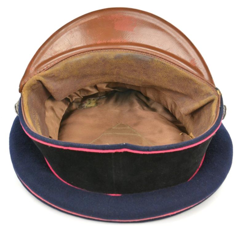 German Fire Police Officer Visor Cap
