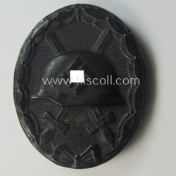 Black-class wound-badge (or: 'Verwundeten-Abzeichen in Schwarz') being a...