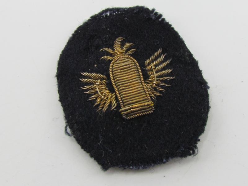 kriegsmarine Coastal Artillery bullion Trade Patch