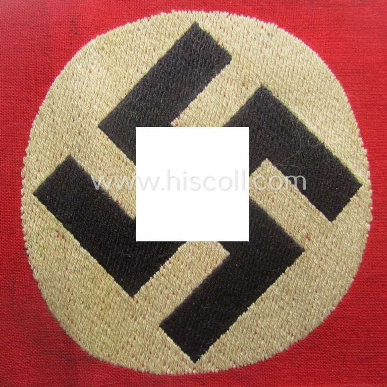 N.S.D.A.P.-related party-armband (ie. 'Armbinde') being of the 'entirely woven'-pattern