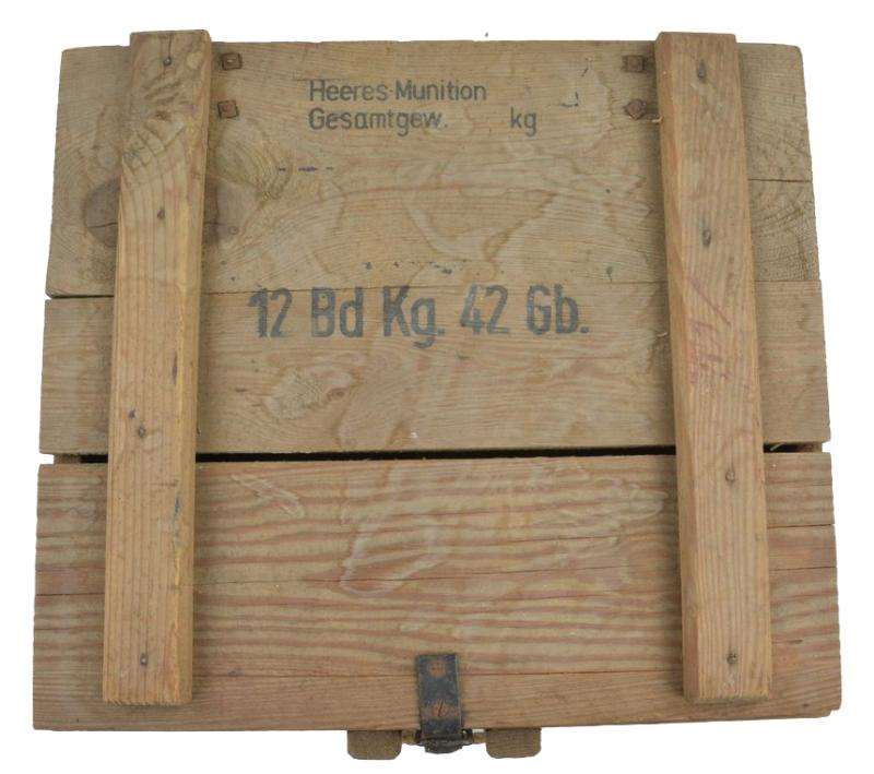 German WH 12 Bd Kg 42 Gb Ammunition Box