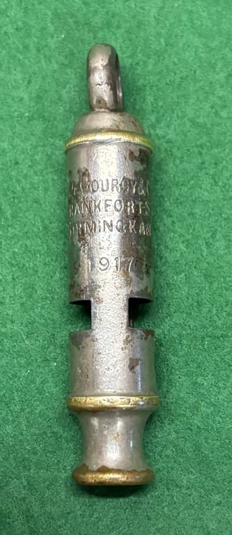 1917 Dated Infantry Whistle