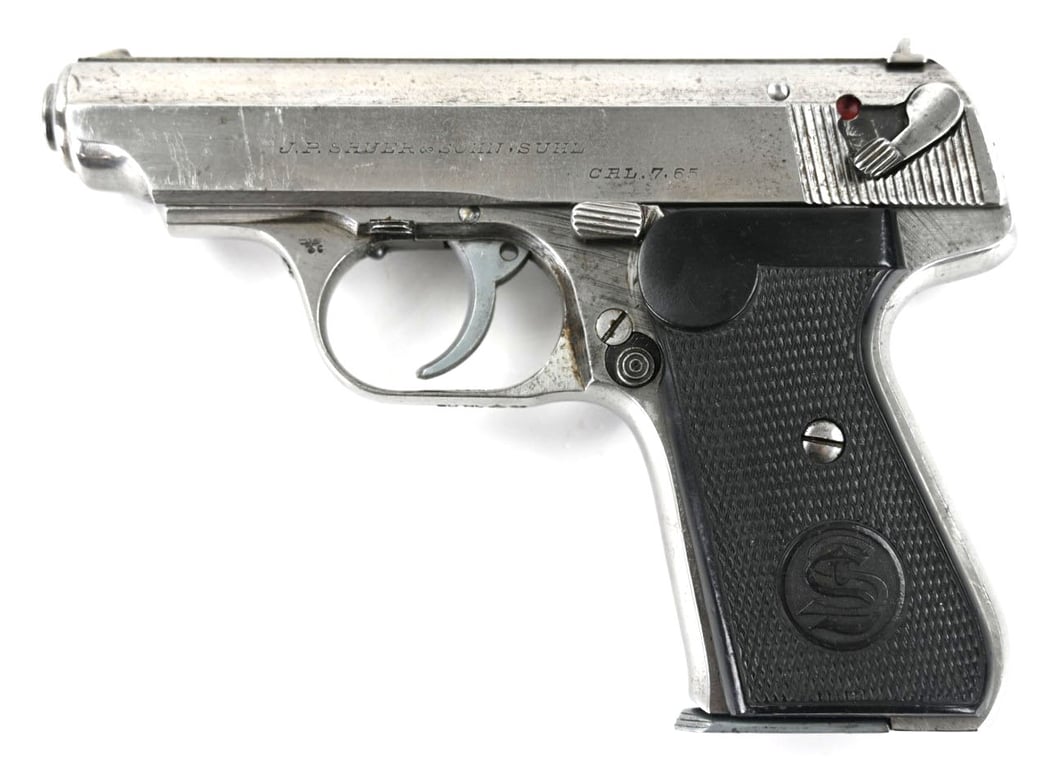 German Third Reich EU-Deko Model 38H 7.65mm Sauer & Sohn Pistol