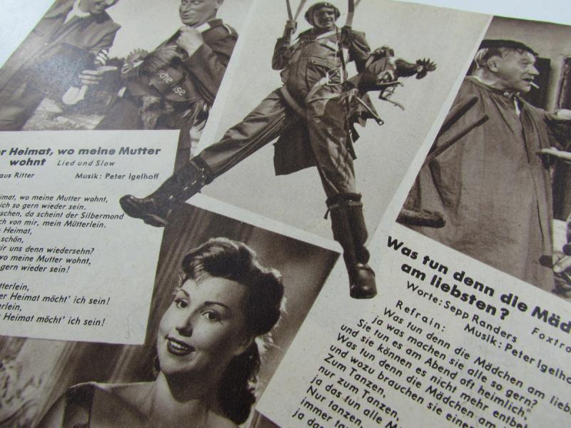 Original Movie Flyer From German Movie Der Frontgockel 1955