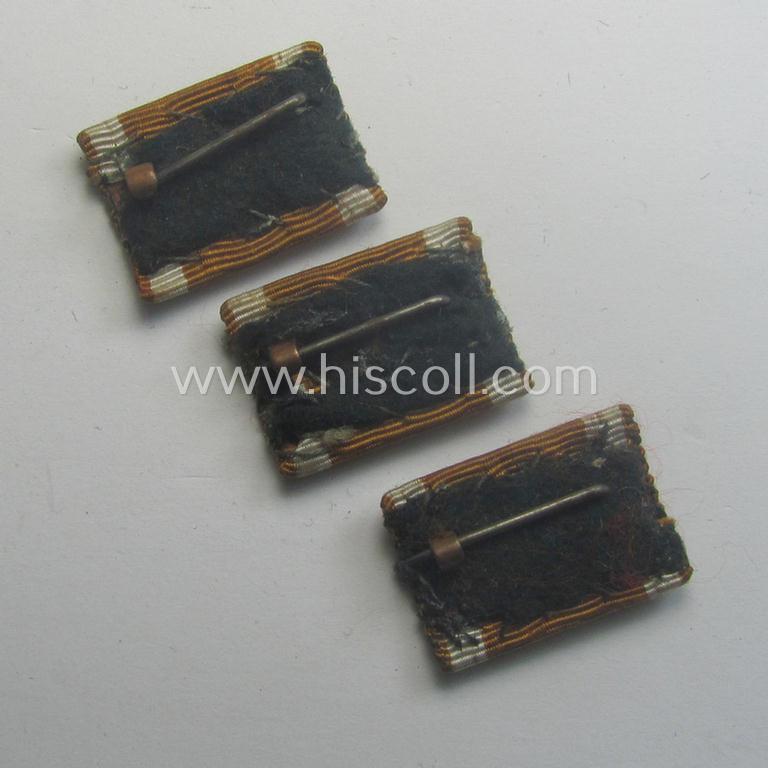 Single-pieced ribbon-bar (ie. 'Feld- o. Bandspange') as was intended for the: 'Deutsches Schutzwall Ehrenzeichen' (aka: 'Westwall'-medal)