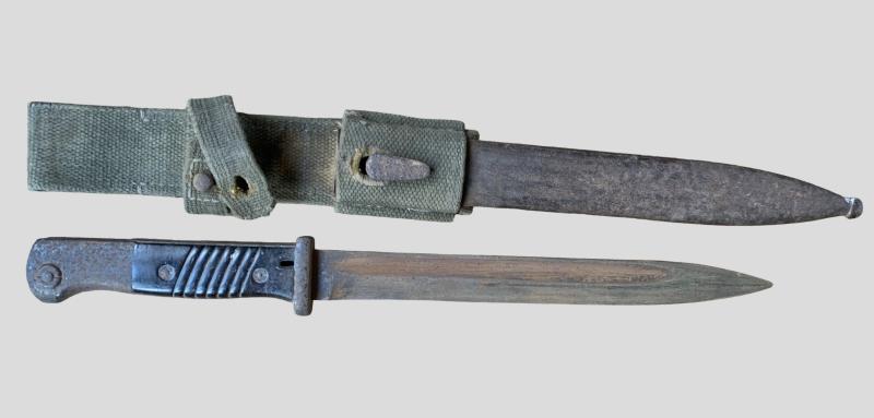 K98 Rifle Bayonet with Tropical Frog