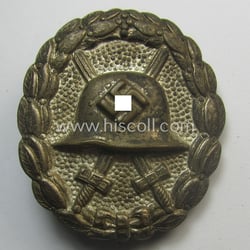 Luxuriously-styled, early-pattern silver-class wound-badge (ie.: 'Verwundeten Abzeichen in...