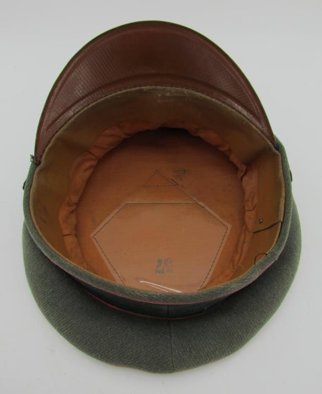 Wehrmacht Heer Panzer EM/NCO Visor Cap (Schirmmütze) – G. Teufel Sohn, 1937