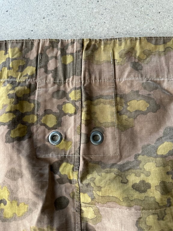 WWII German Waffen SS Zeltbahn Oak Leaf pattern
