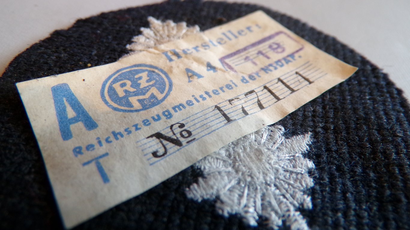HJ Scharführer Summer Sleeve Rank Patch (Uniform Removed)