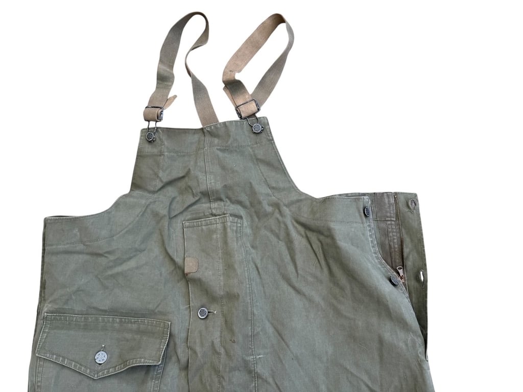 U.S. WW2 Navy waterproof foul weather bib overall