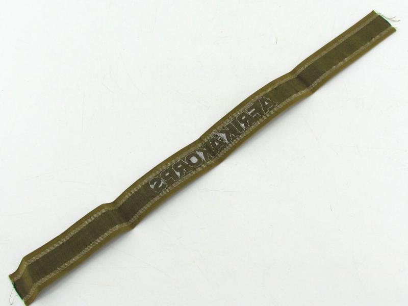 Wehrmacht (Heer) Tropical ‘Afrikakorps’ cufftitle