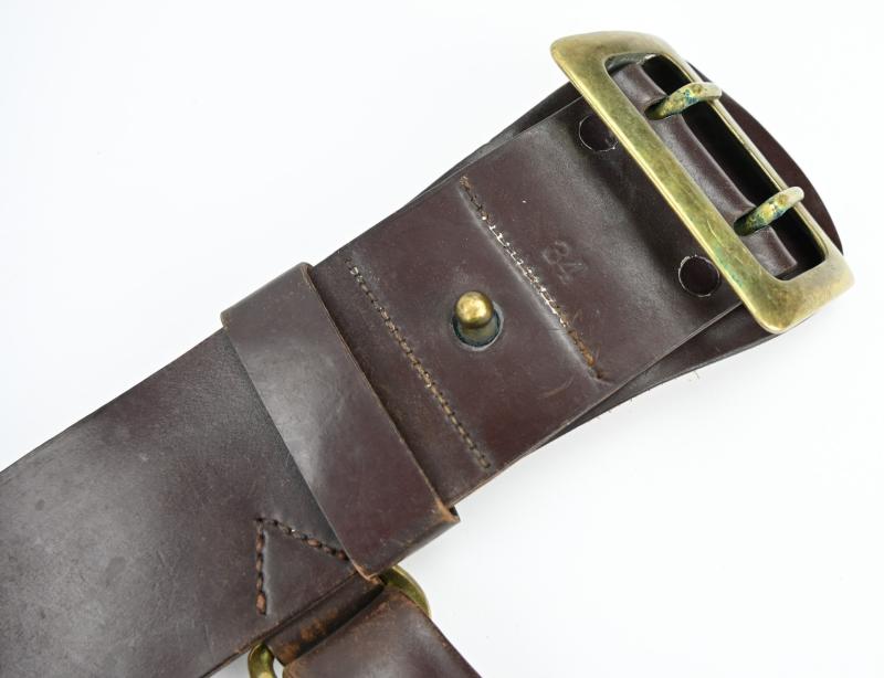 US WW2 Sam Brown Belt Set