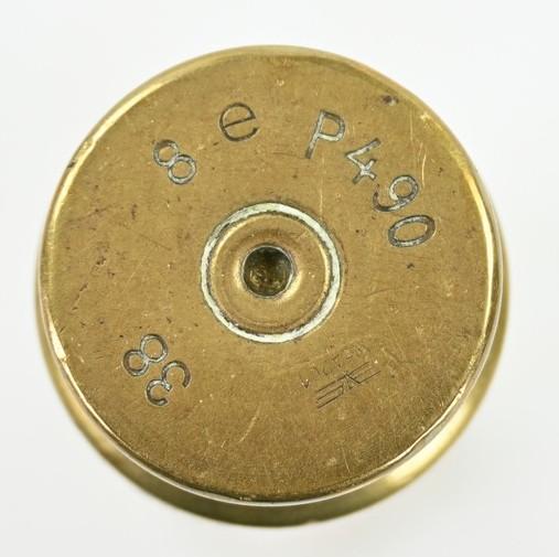 German WH Brass 2cm Flak Shell