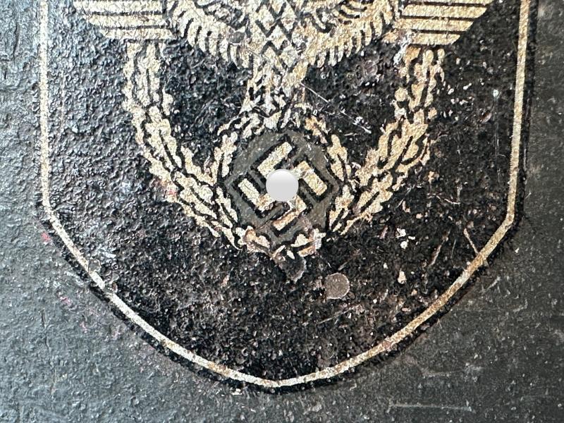 Police Double Decal M35 Re-Issued Helmet