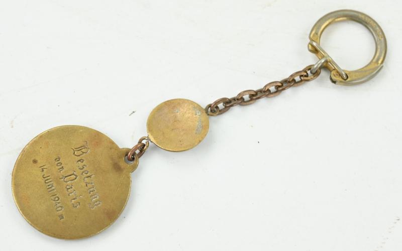 German WH Keychain 'Occupation of Paris 1940'
