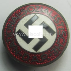 'N.S.D.A.P.'-membership-pin- ie. party-badge (or: 'Parteiabzeichen') showing the makers'-designation:...