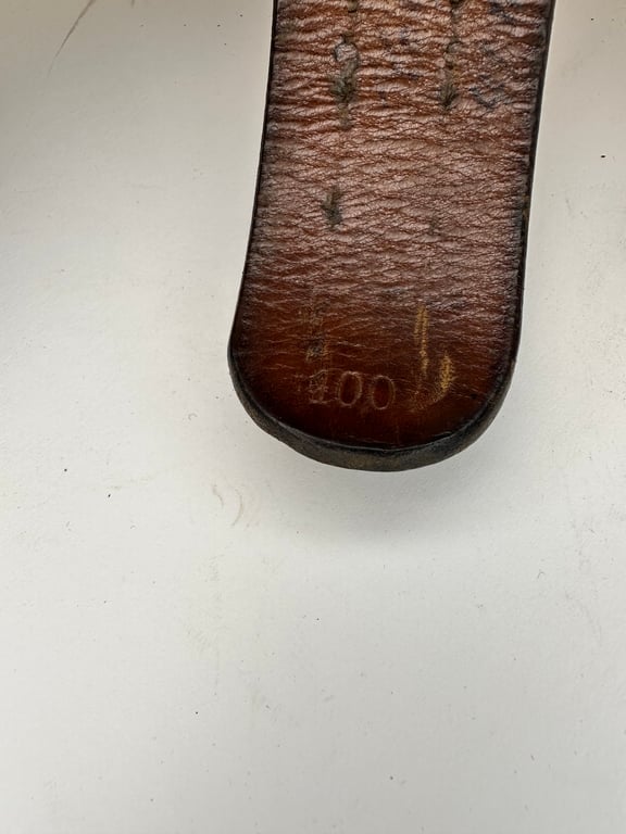 WW2 German Leather belt "100 cm"