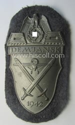 WH (Luftwaffe) 'Demjansk'-campaign-shield as executed in typical magnetic...