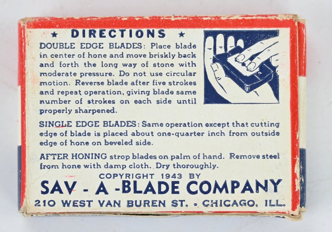 US WW2 Razor Sharpener in box
