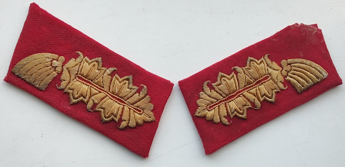 WWII Heer Generals Celleon collar tabs
