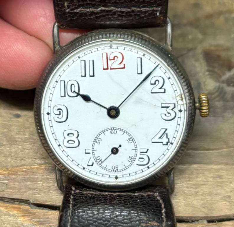 WW1 Attributed Wrist Watch and Private Purchae compass