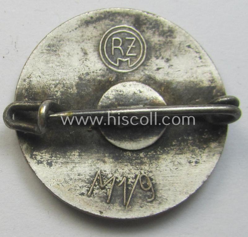 'N.S.D.A.P. - Parteiabzeichen' showing the makers'-designation: 'RzM' and/or: 'M1/9'