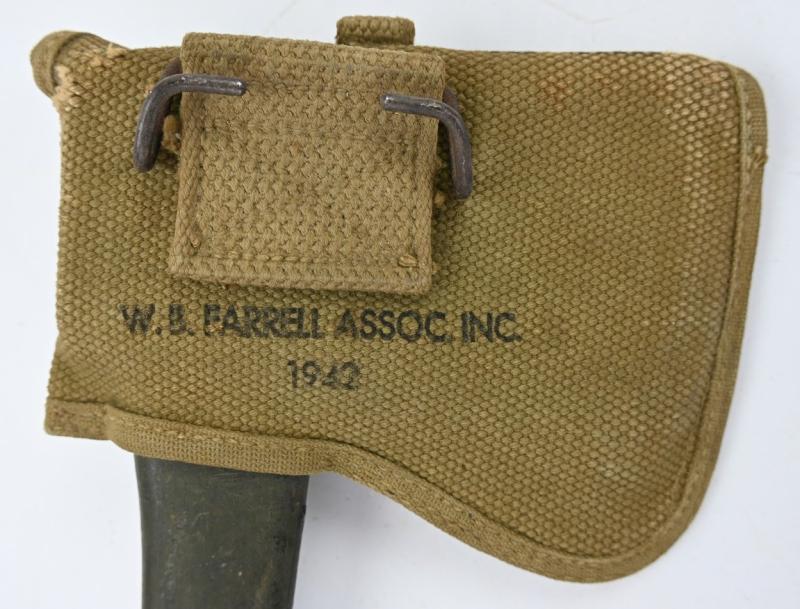 US WW2 M-1910 Intrenching Axe & Carrier