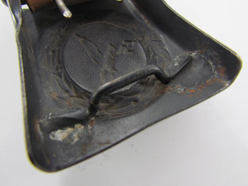 Luftwaffe steel belt buckle by F.W. Assmann & Söhne