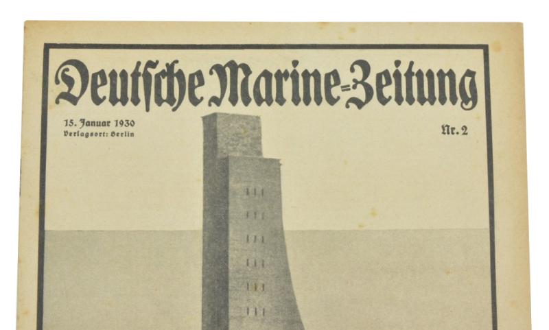 German Reichsmarine Magazine 1930