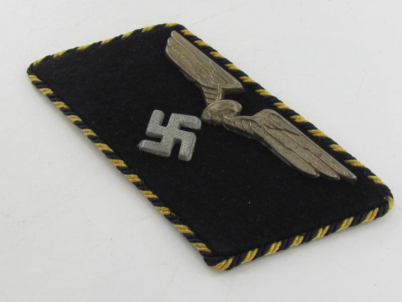 DRB 'Deutsche Reichsbahn ' single officer collar tab