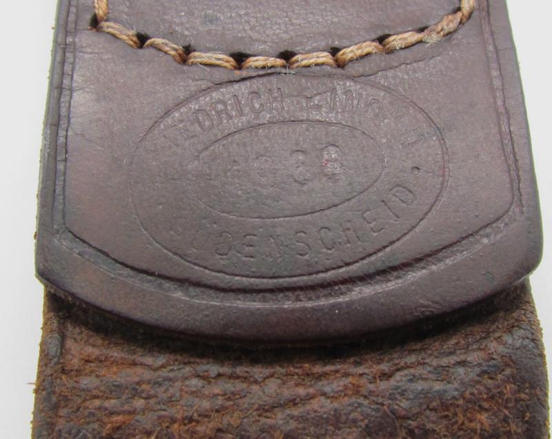 (Heer) EM/NCO's Aluminum Belt Buckle 'FLL' 1938