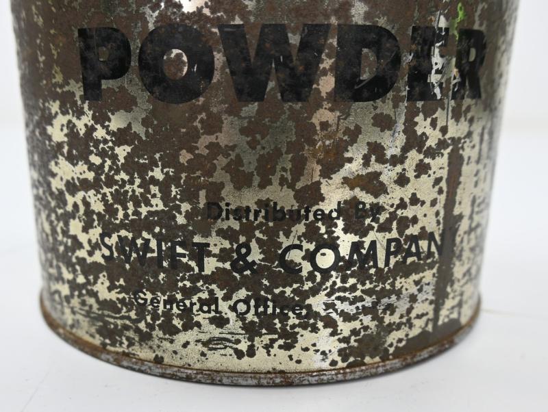 US WW2 Big Tin Can of 'Dried Whole Milk Powder'