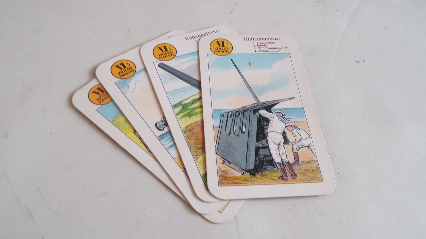Wehrmachts-Quartett Game - Kriegsmarine Edition