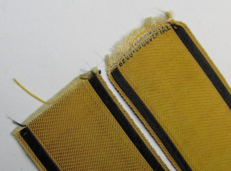 Superb - and actually scarcely encountered! - WH (Heeres) female-related cuff-title (ie. 'Ärmelstreifen') entitled: 'NH des Heeres' as was worn by the various (female) army 'Nachrichtenhelferinnen'