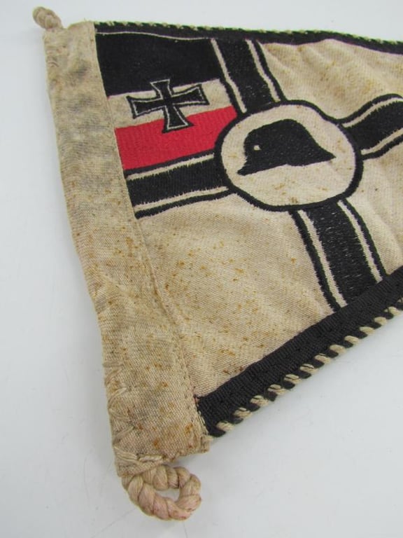 Steel Helmet/Association Car Pennant....Very Rare